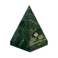 6" Pyramid Award - Jade Green